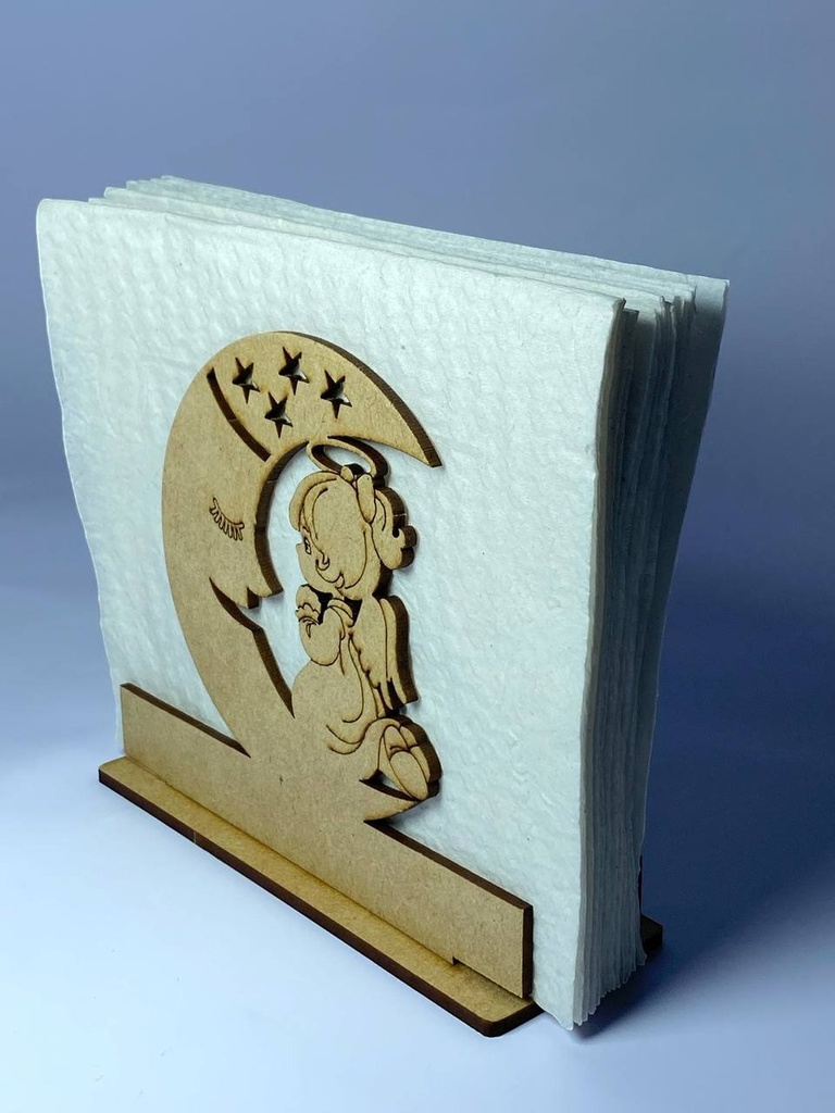 Servilleteros Bautizo Comunion Grabado Personalizado 30 Pzas