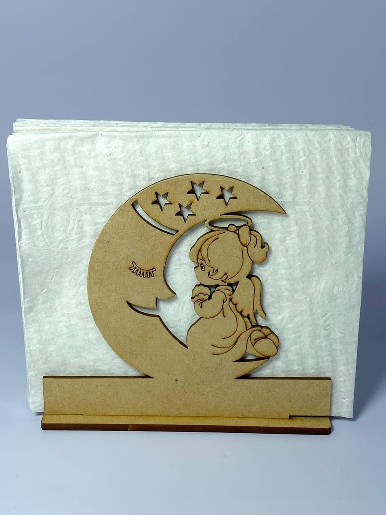 Servilleteros Bautizo Comunion Grabado Personalizado 30 Pzas