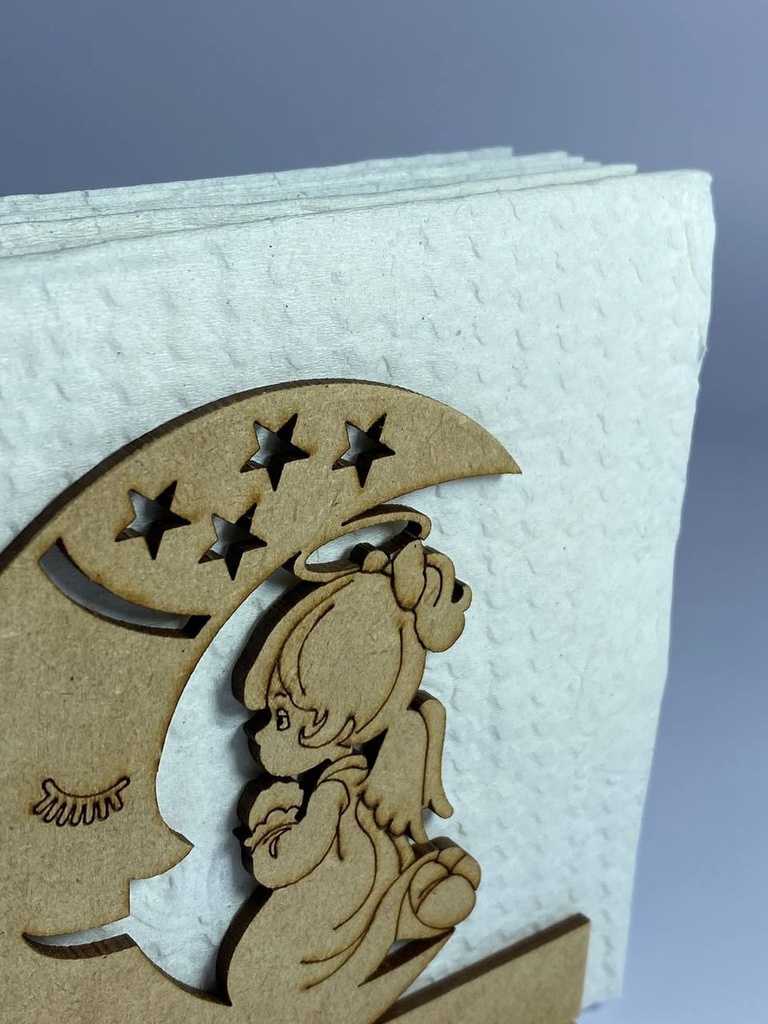 Servilleteros Bautizo Comunion Grabado Personalizado 30 Pzas