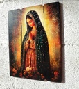 Cuadro Virgen Guadalupe Impresión Directa En Mdf 30x25cm M3