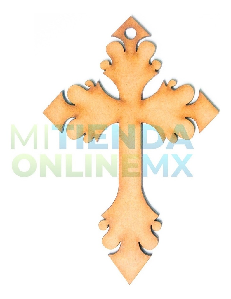 Cruz Mdf Recuerdo Bautizo Primera Comunión 20cm (pack 36)