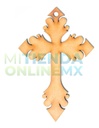Cruz Mdf Recuerdo Bautizo Primera Comunión 20cm (pack 36)