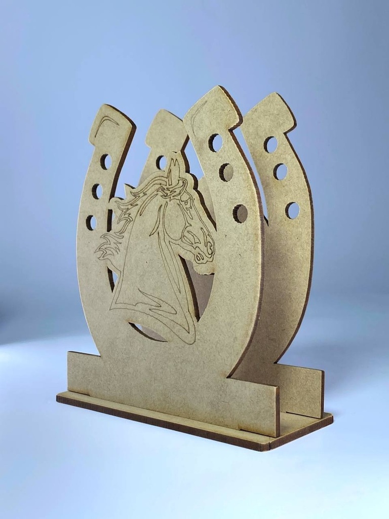 Servilleteros Caballo Vaquero Personalizado Mdf 15pz M1