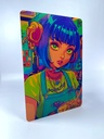 Cuadro Chica Pop Anime Impresión Directa Mdf 3mm 20x30 M01