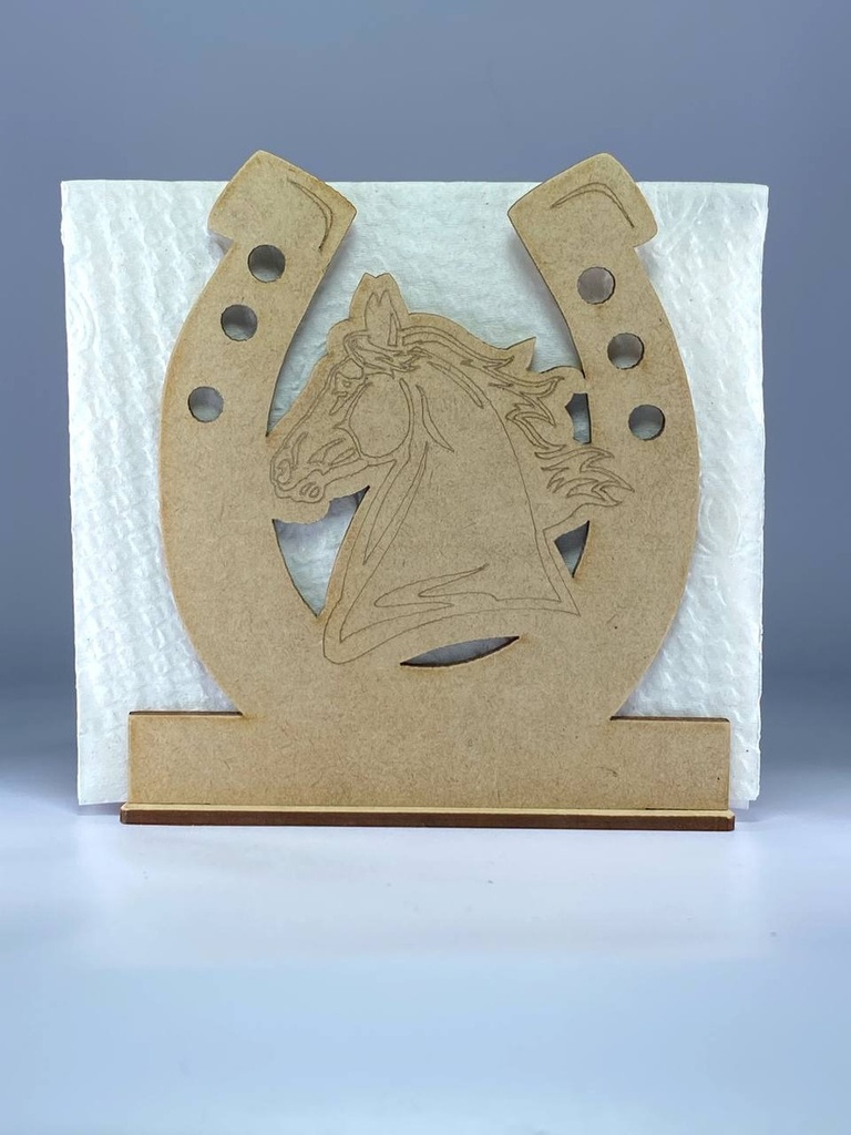 Servilleteros Caballo Vaquero Personalizado Mdf 12pz M1