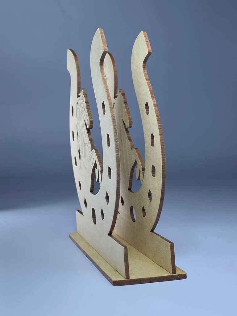 Servilleteros Caballo Vaquero Personalizado Mdf 15pz M3