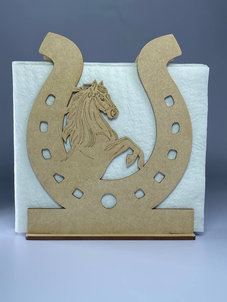Servilleteros Caballo Vaquero Personalizado Mdf 15pz M3