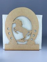 Servilleteros Caballo Vaquero Personalizado Mdf 12pz M2
