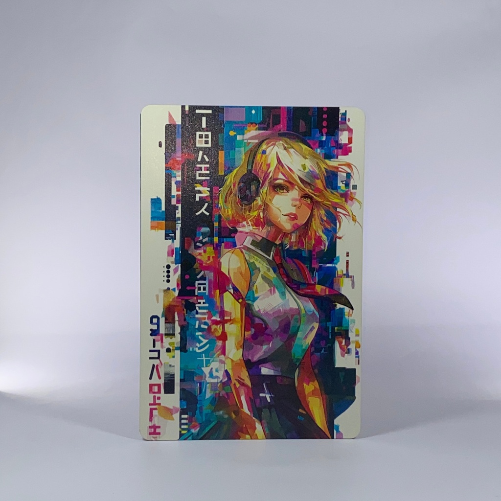 Cuadro Anime Cyberpunk Girl Mdf 6mm 20x30 Impresión Directa