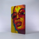 Cuadro Pop Art Rostro Mujer Impresión Mdf 3mm 20x30 Cm M02