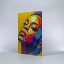 Cuadro Pop Art Rostro Mujer Impresión Mdf 3mm 20x30 Cm M01