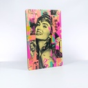 Cuadro Retro Mujer Maravilla Impresión Directa Mdf 3mm 20x30