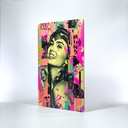 Cuadro Retro Mujer Maravilla Impresión Directa Mdf 3mm 20x30