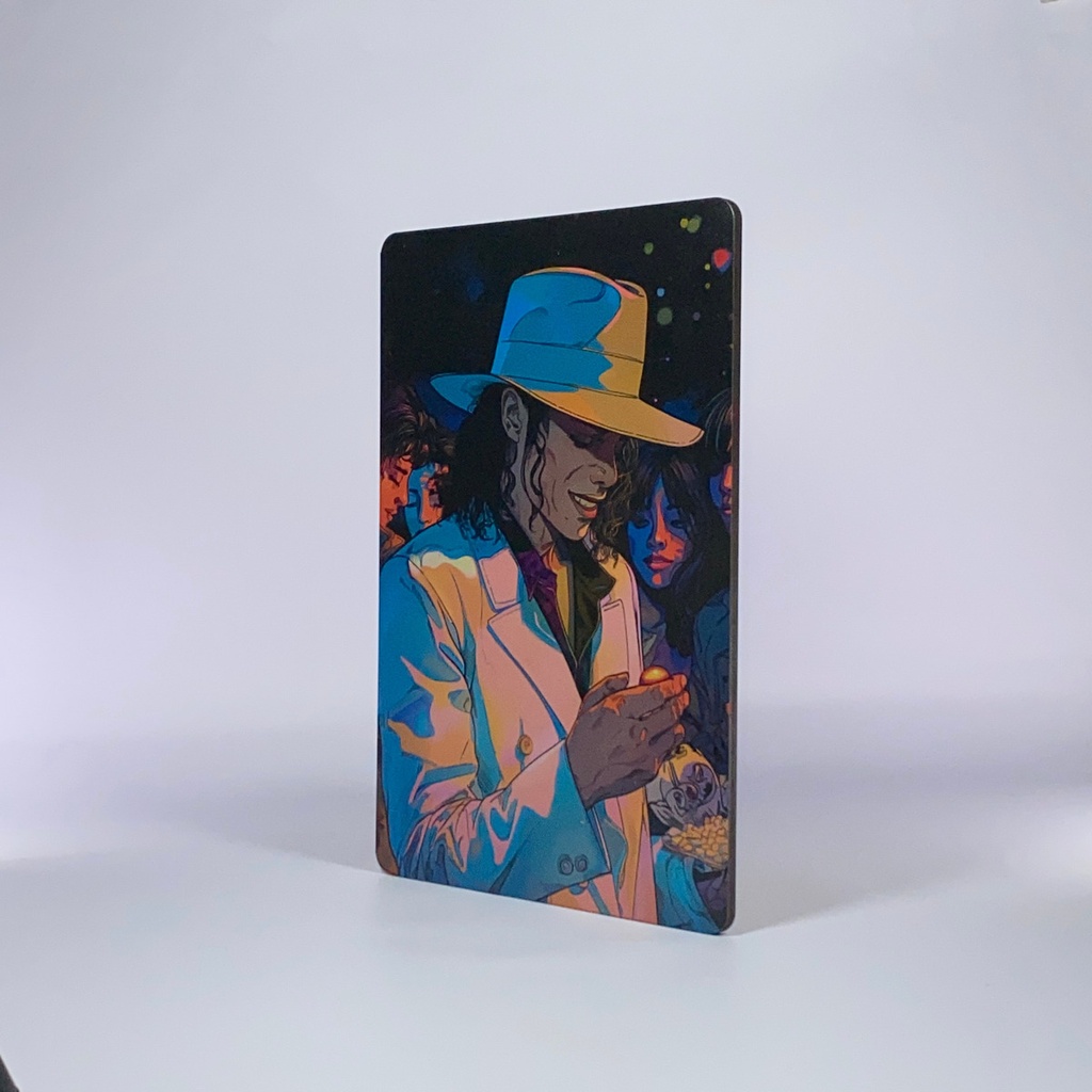 Cuadro Decorativo Michael Jackson Impresión 20x30 Mdf 6mm M3