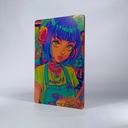 Cuadro Chica Pop Anime Impresión Directa Mdf 6mm 20x30 M01