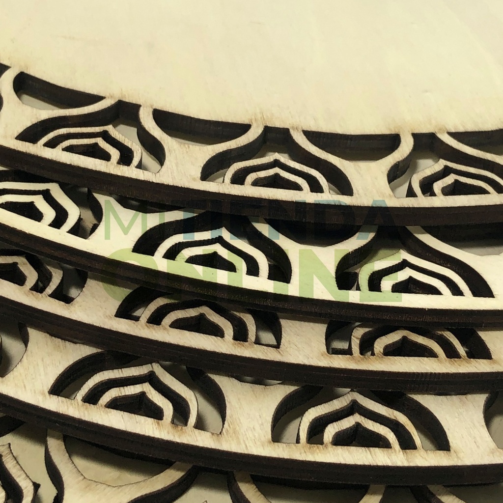 Bajoplato Mantel Blonda Tapete Bandeja Triplay (pack 5)