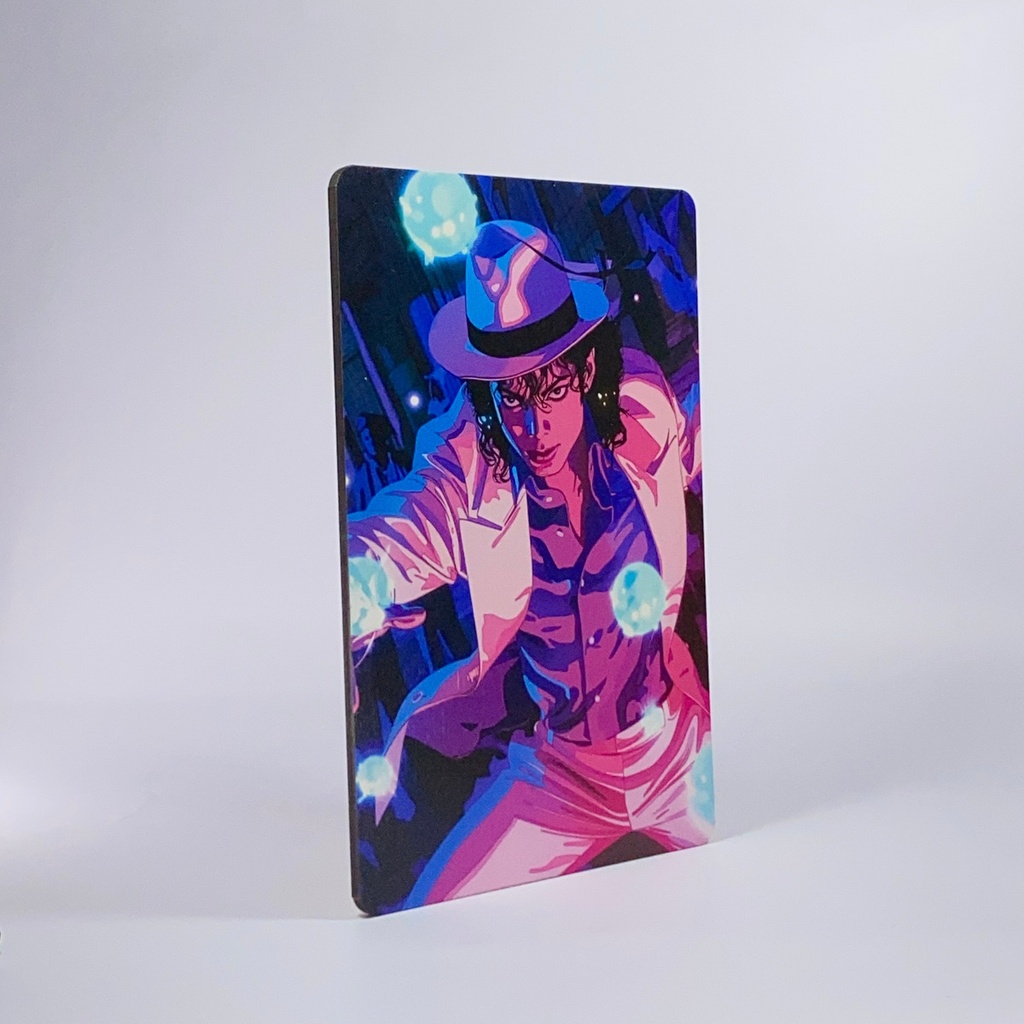 Cuadro Decorativo Michael Jackson Impresión 20x30 Mdf 6mm M1