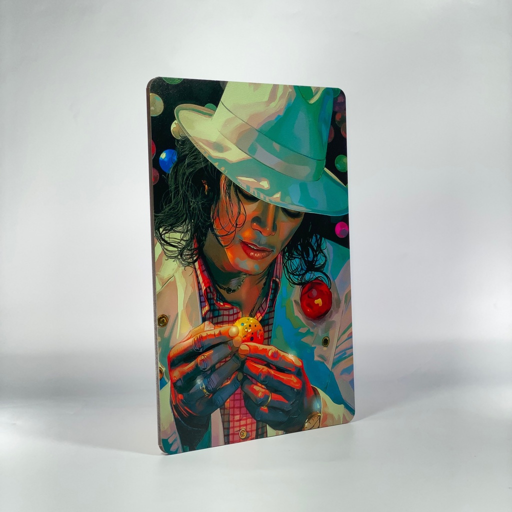 Cuadro Decorativo Michael Jackson Impresión 20x30 Mdf 6mm M2