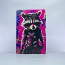 Cuadro Rocket Raccoon 20x30 Impresión Directa En Mdf 6mm M01