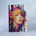 Cuadro Anime Cyber Punk Girl Impresión Directa Mdf 6mm M02