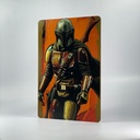 Cuadro Decorativo Mandalorian 20x30 Impresión Directa Mdf M1