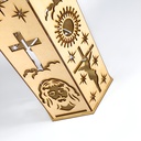 Farol Hexagonal Navidad Jesús Cruz Semana Santa Fiesta Mdf