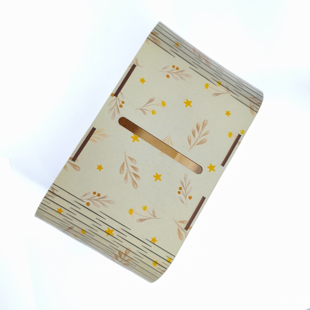 Caja Buzón Sobres Alcancía Baby Shower Dorado Impreso