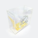 Caja Buzón Sobres Alcancía Mi Bautizo Años Plata Acrilico