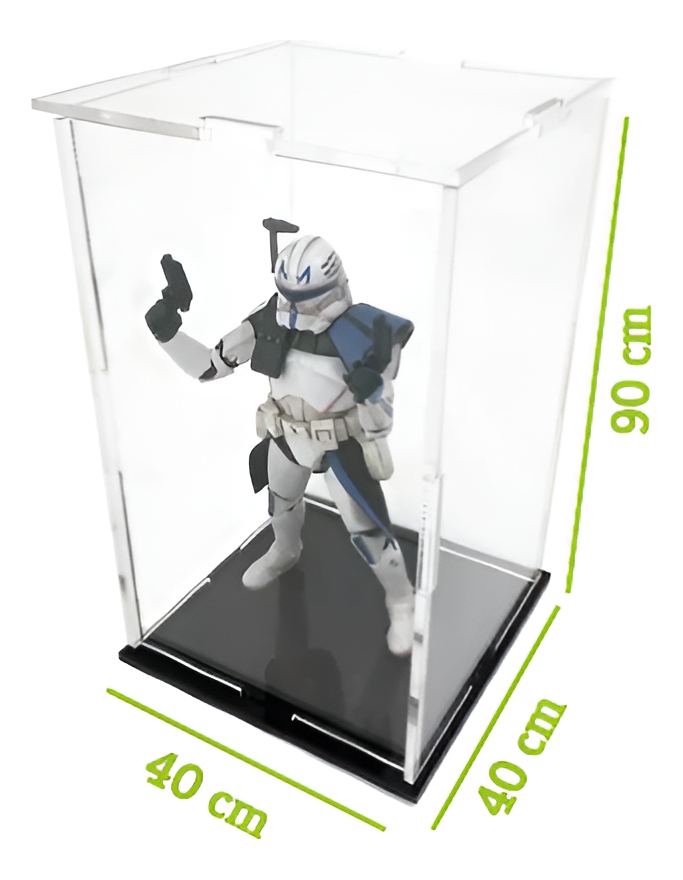 Caja De Exhibición  Muñecos De Colección 46x18x33 Cm