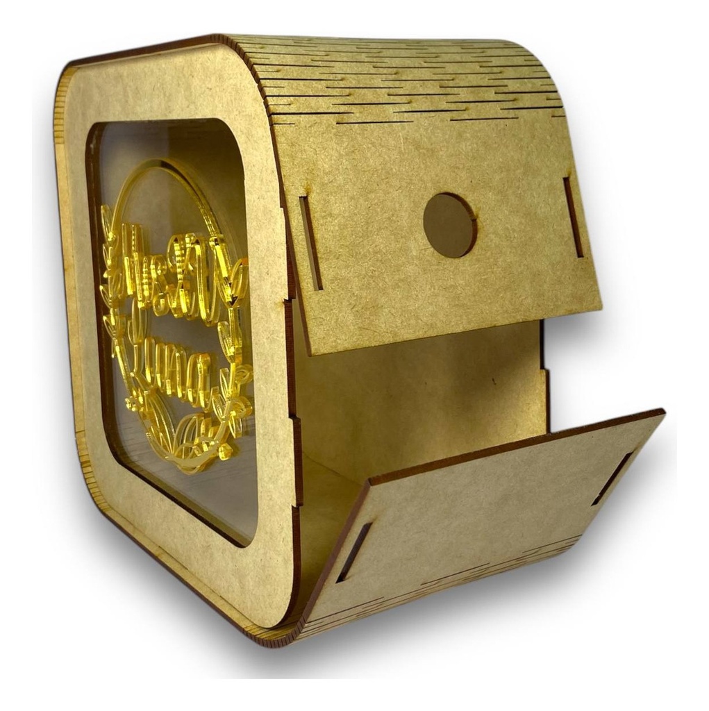 Caja Buzón Sobres Alcancía Mis Quince Años Personalizado Mdf