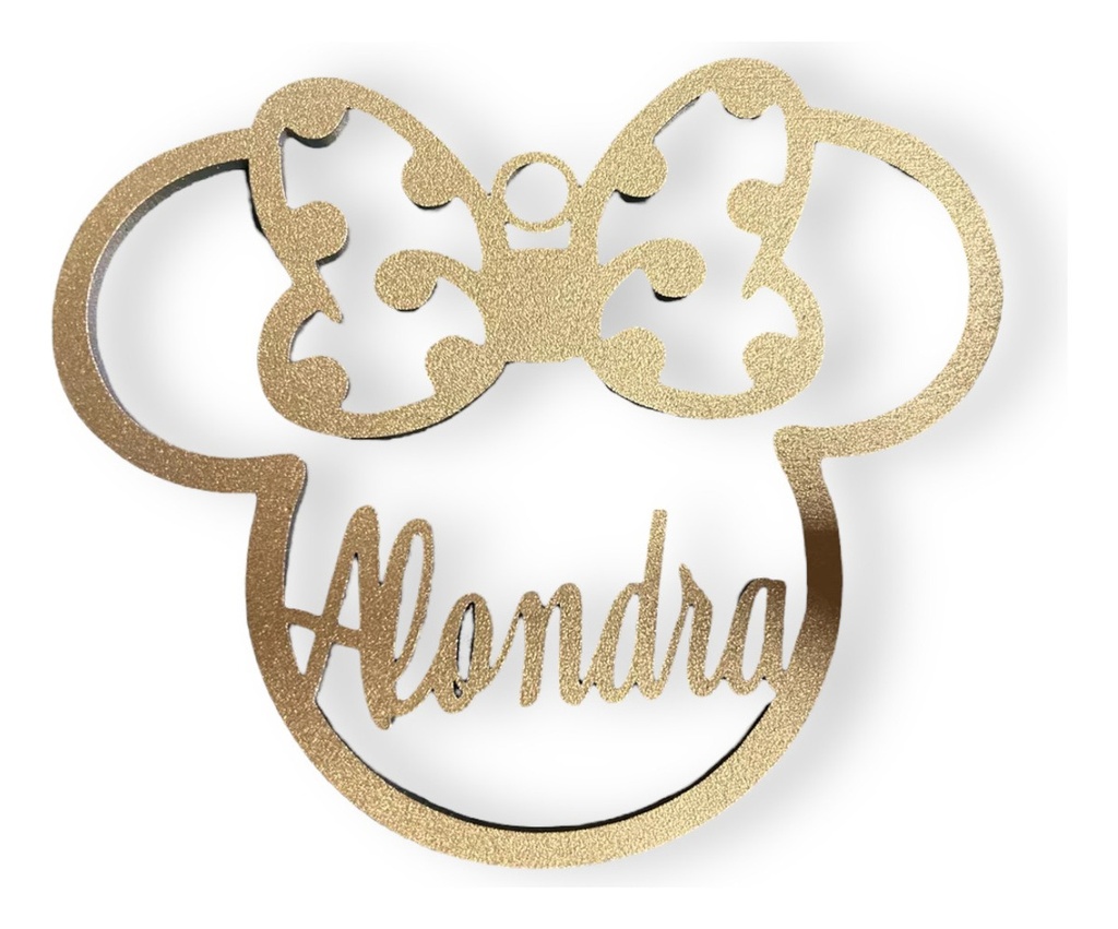 Kit 12 Esferas Navideñas Personalizadas Mickey Y Minnie 10cm