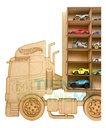 Exhibidor Coleccionador Repisa Trailer Camión Hot Wheels Mdf