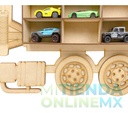 Exhibidor Coleccionador Repisa Trailer Camión Hot Wheels Mdf