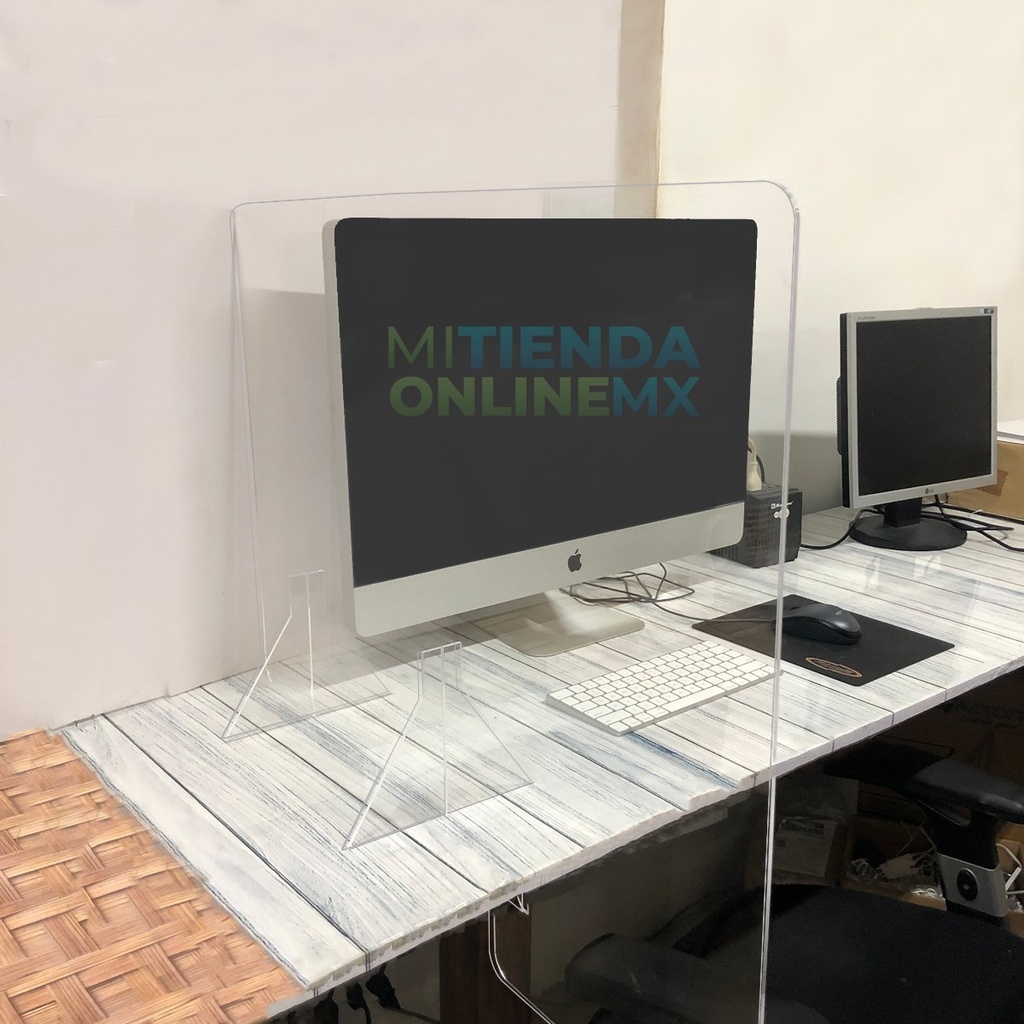 Mampara Protectora Para Escritorio Separador 70 Cm X 65 Cm