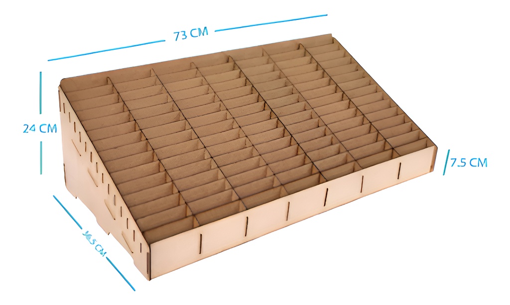 Caja Organizador Exhibidor Mdf 105 Teléfono Celular