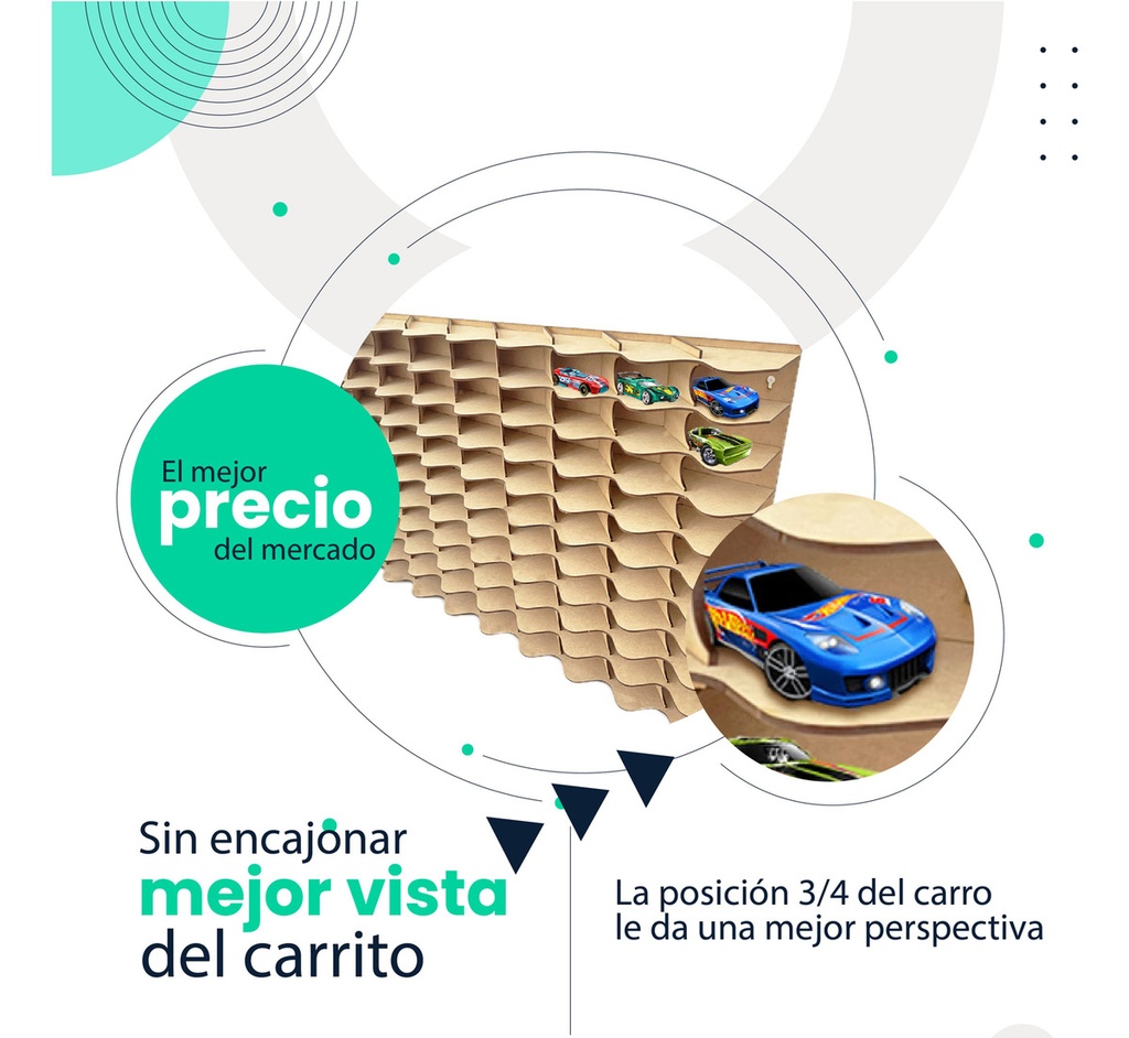 Exhibidor Coleccionador Repisa Para Hot Wheels 110pzs
