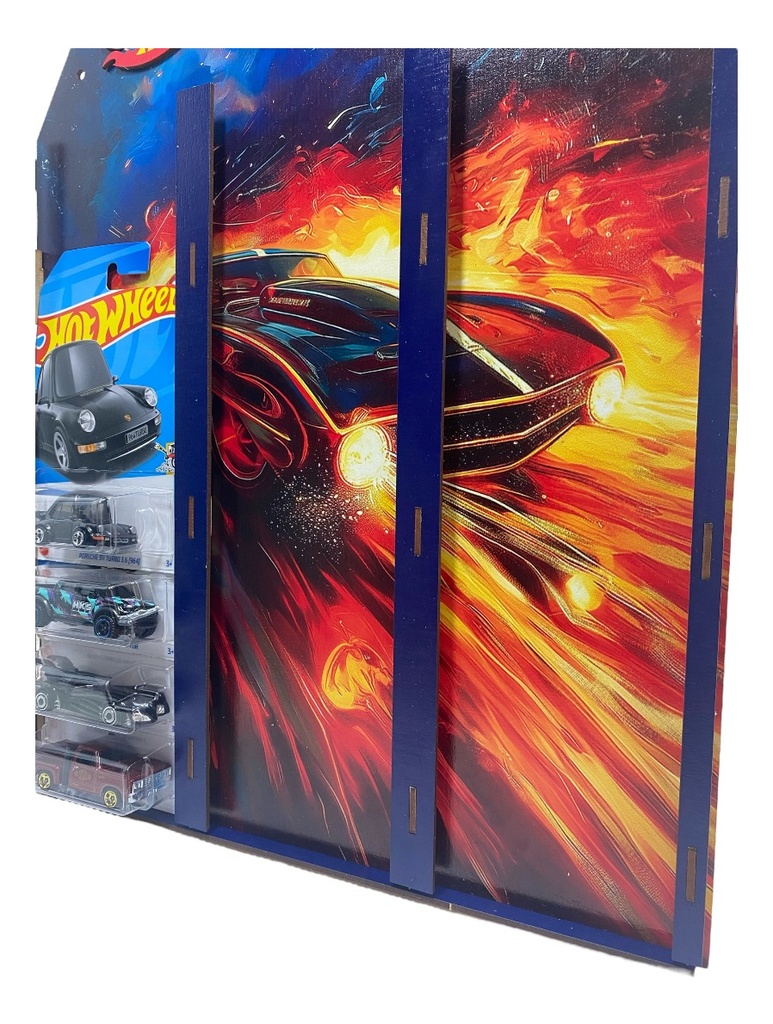Exhibidor Coleccionador Para Hot Wheels Blister 18pz Espec