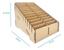 Caja Organizador Exhibidor Mdf Para 24 Teléfono Celular