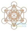 Cuadro Cubo Metatron Deco Muro Pared Decoración 30x27 3mm