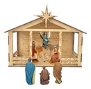 Nacimiento Navideño Pesebre Niño Dios Decoración Mdf 15cm