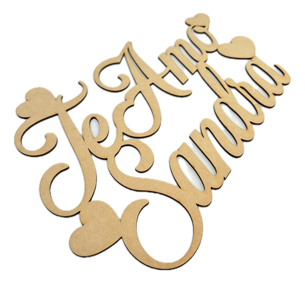 Letrero Te Amo Personalizado San Valentin 50cm