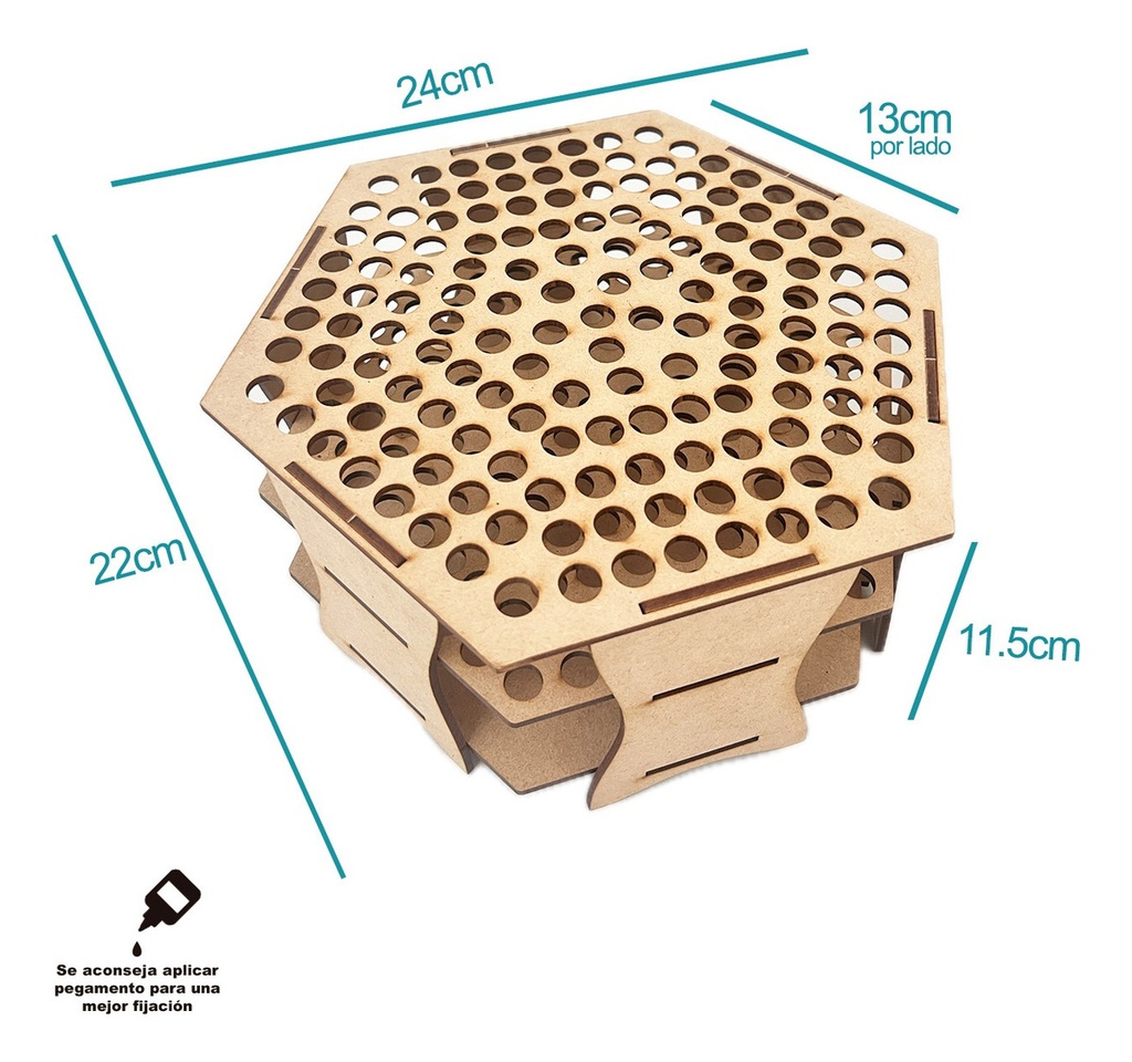 Porta Plumones Mdf Para 150 Crayola Super Tips