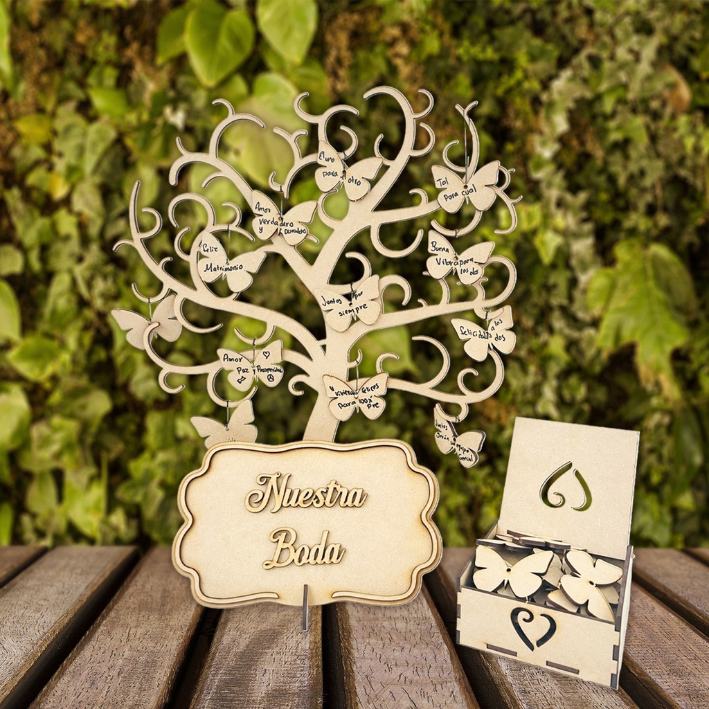 Árbol De Firmas Recuerdo Mis Xv Años Boda Baby Shower 50