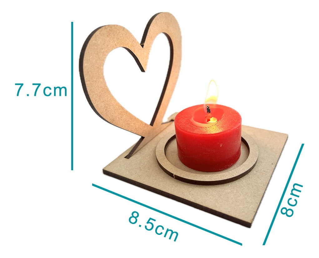 Kit Dulcero Regalo 14 De Febrero Corazón San Valentín