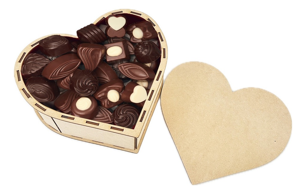 Caja Corazón Dulcero Para 14 Febrero San Valentin Pack 10