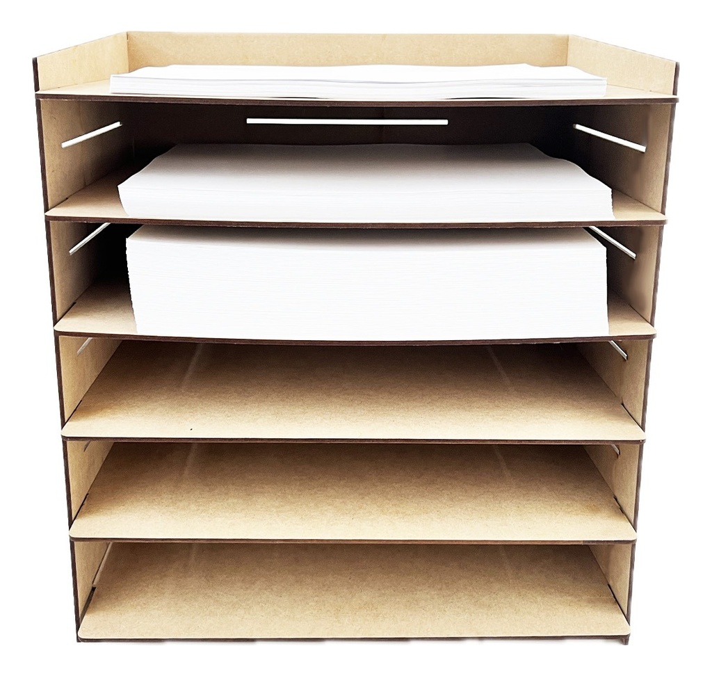 Organizador Porta Hojas Porta Papeles Carta 6 Entrepaños