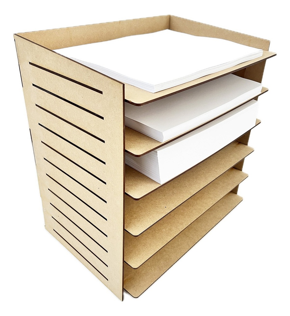 Organizador Porta Hojas Porta Papeles Carta 6 Entrepaños