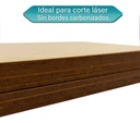 Lamina Panel Mdf 2.5mm 40x60 Cm 12 Ud. Especial Corte Laser Natural