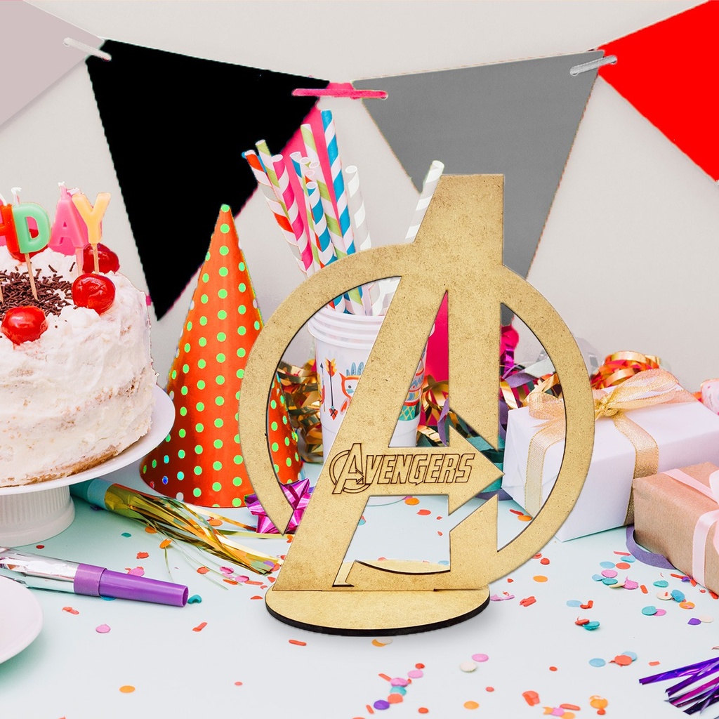 Centro De Mesa Avenger Mdf 