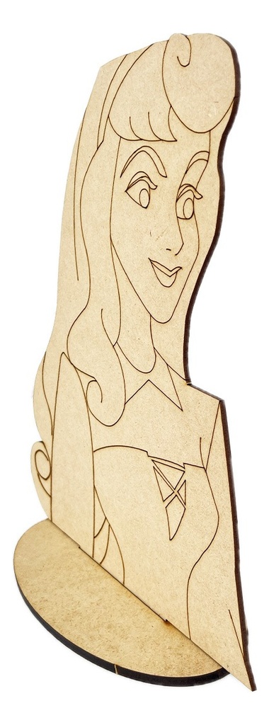 Centro De Mesa Fiesta Aurora Bella Durmiente Mdf (pack 10)
